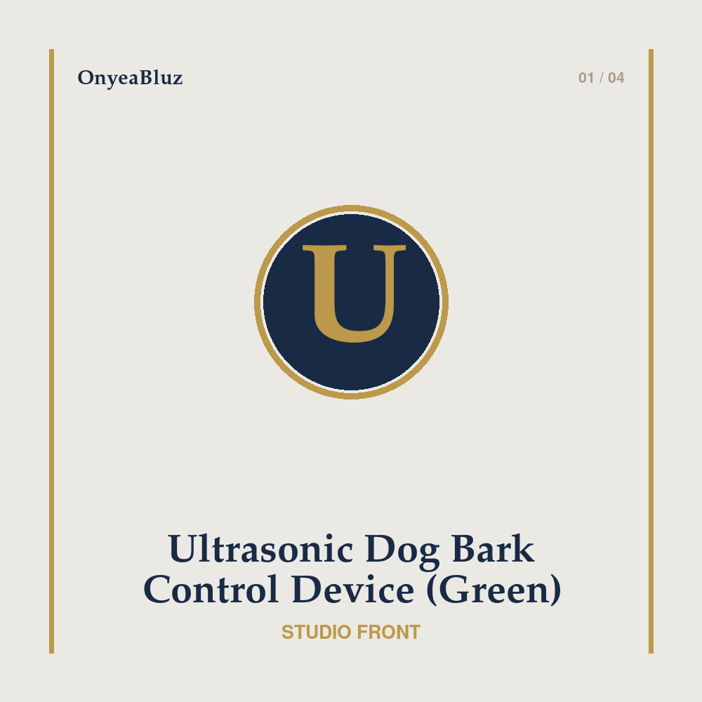 Ultrasonic Dog Bark Control Device (Green)