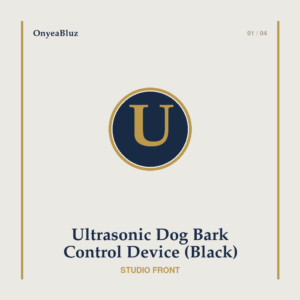 Ultrasonic Dog Bark Control Device (Black)