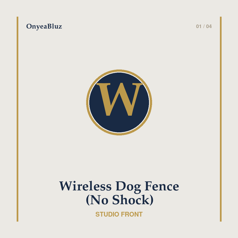Wireless Dog Fence (No Shock)